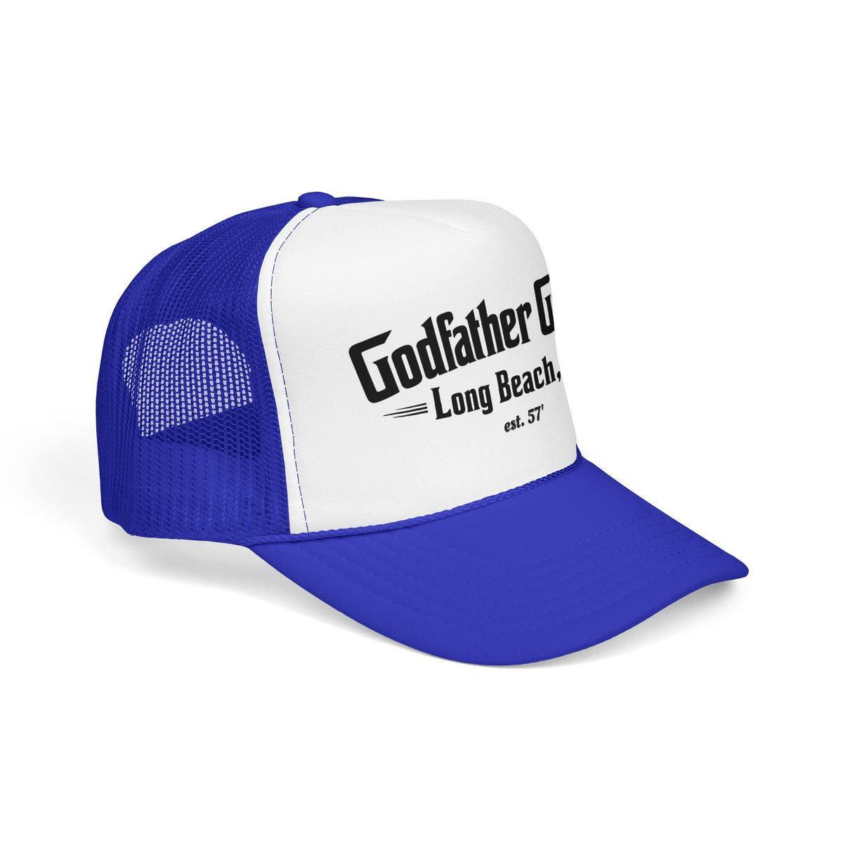 Godfather Garage Foam Trucker Hat – Long Beach, CA Classic Mesh Cap