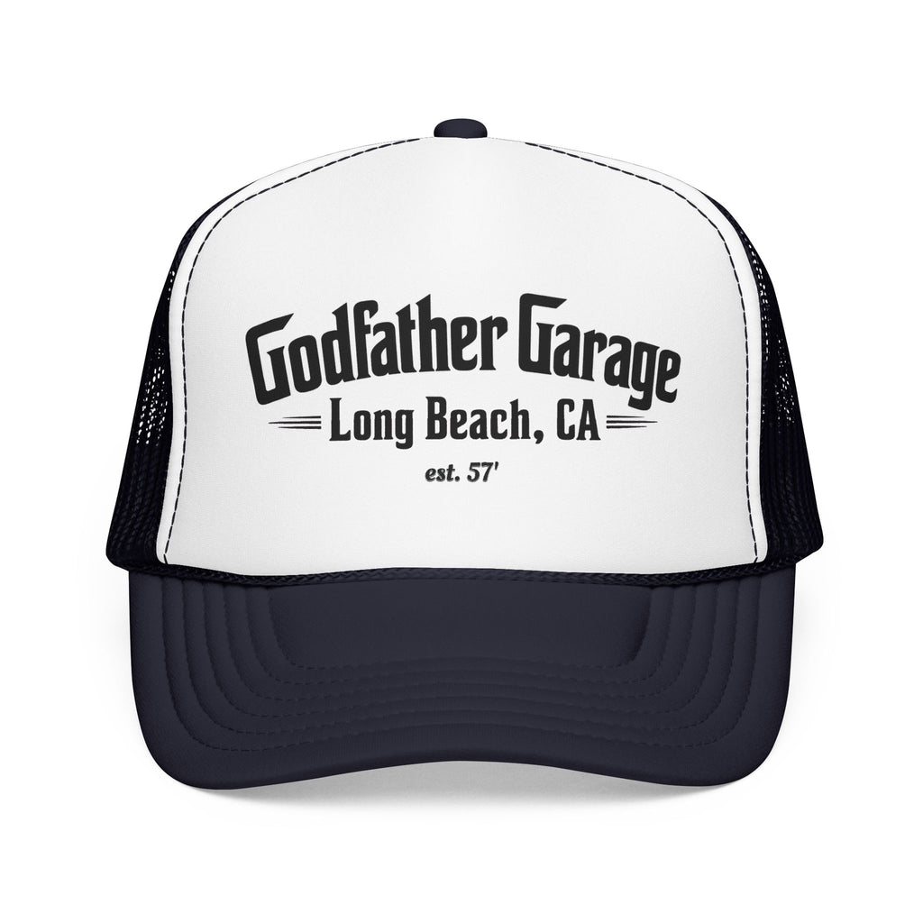 Godfather Garage Foam Trucker Hat – Long Beach, CA Classic Mesh Cap