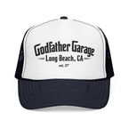 Godfather Garage Foam Trucker Hat – Long Beach, CA Classic Mesh Cap