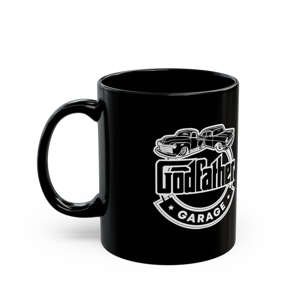 Godfather Garage Black Mug – Vintage Car Mechanic Coffee Cup (11oz & 15oz)